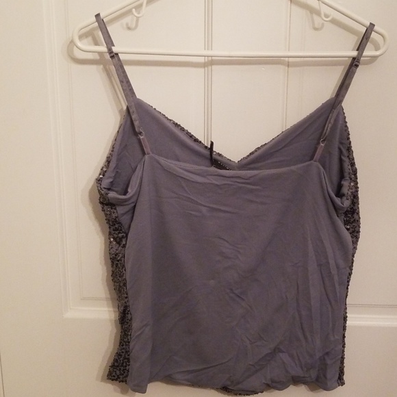 Grey Sequin Limited Tank NWT - Picture 4 of 5